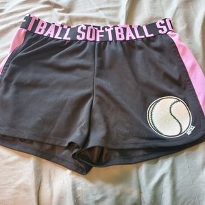 Justice softball shorts size 14/16